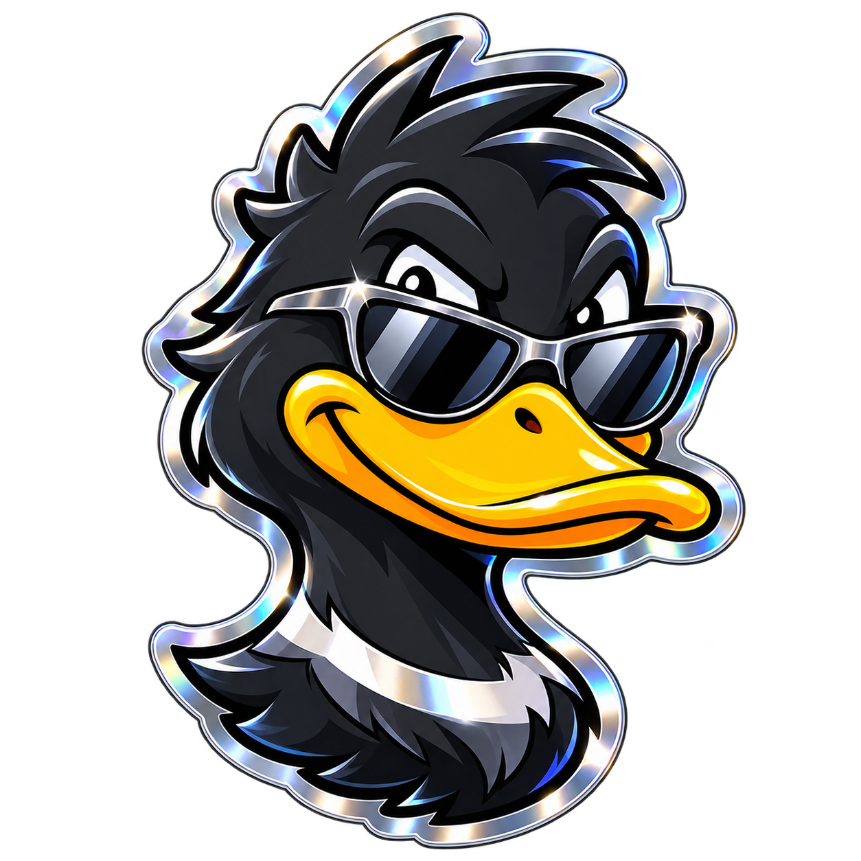 Chrome Sticker
